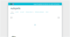 Desktop Screenshot of nutrionix.com