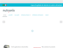 Tablet Screenshot of nutrionix.com